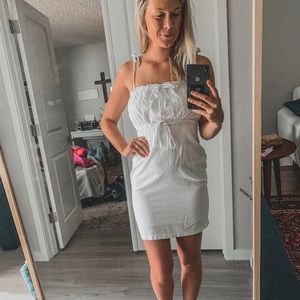MinkPink White Dress